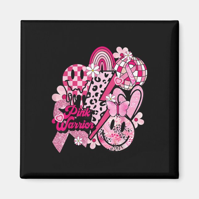 I oktober hade vi Bära Rosa Breast Cancer Awarenes Magnet (Framsidan)