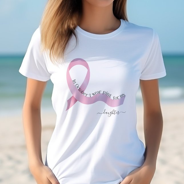 I oktober I Bära Rosa för T Shirt (Skapare uppladdad)