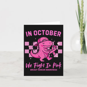 I oktober kämpade vi i Rosa mot bröstcancer hos di Kort