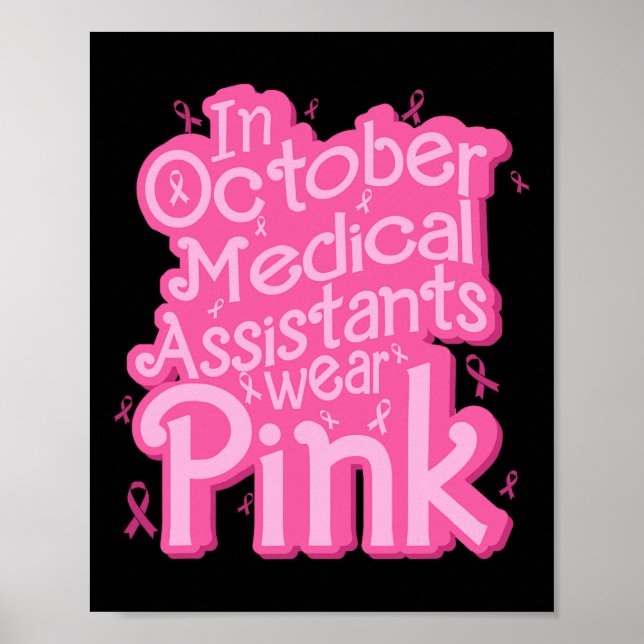 I oktober kan Rosa av CMA-brösten hos sjukhusistan Poster (Framsidan)