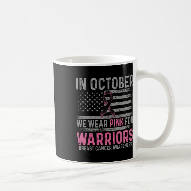 I oktober Skapar vi Bära Rosa striderna mot Bre Kaffemugg (Höger)