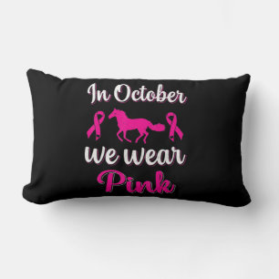 I oktober uppmärksammade vi Bära-Rosa Breast Cance Lumbarkudde