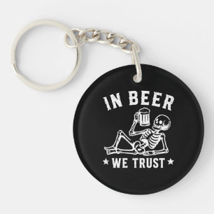 I öl vi litar avkylande skelett Beer Pong