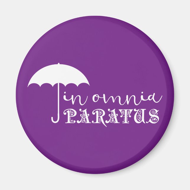 I Omnia Paratus Magnet (Framsidan)
