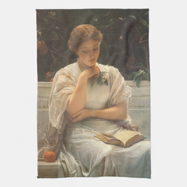 I Orangeriet av Charles Edward Perugini Kökshandduk (Vertikal)