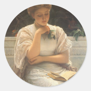 I Orangeriet av Charles Edward Perugini Runt Klistermärke