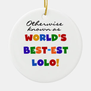 I övrigt kända bästa Lolo T-shirts och presenter Julgransprydnad Keramik