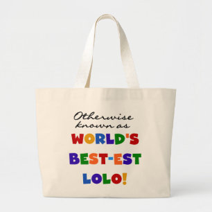 I övrigt kända bästa Lolo T-shirts och presenter Jumbo Tygkasse