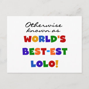 I övrigt kända bästa Lolo T-shirts och presenter Vykort