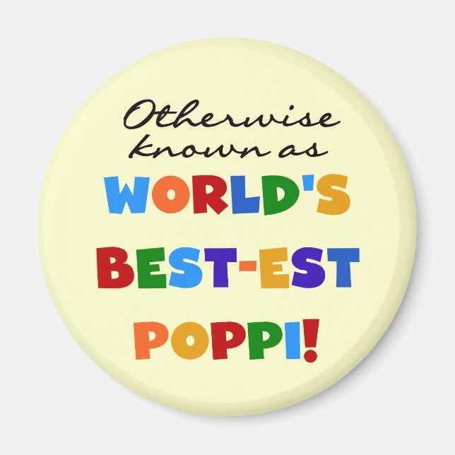 I övrigt kända bästa Poppi T-shirts och presenter Magnet (Framsidan)