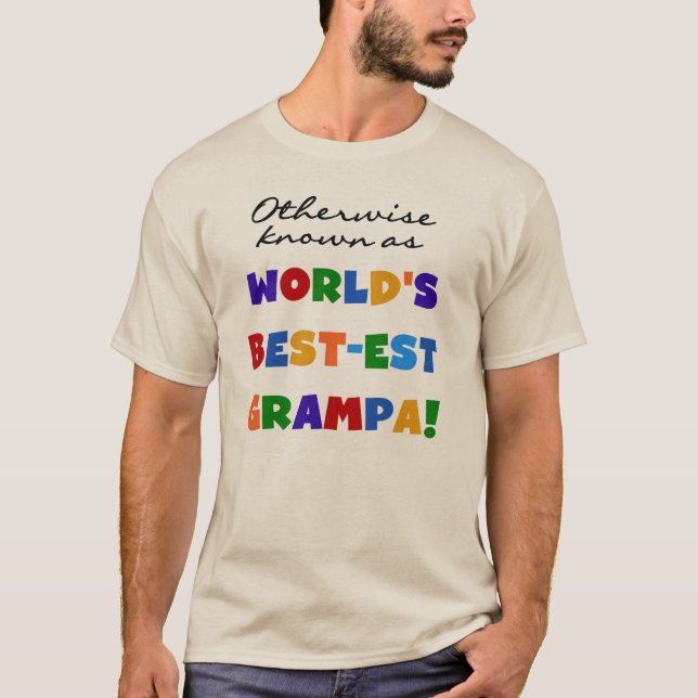 I övrigt känt som bästa Grampa Tshirts (Framsida)