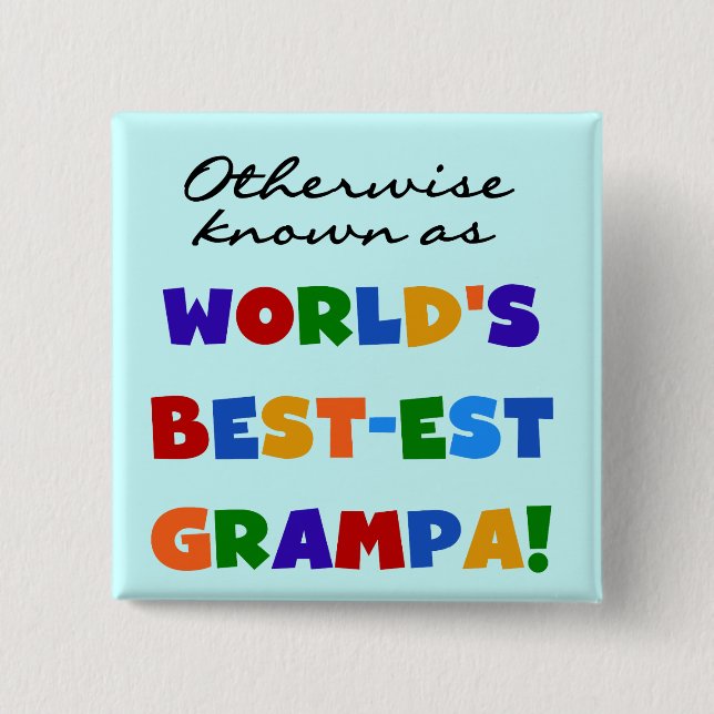 I övrigt känt som bästa Grampa Tshirts Knapp (Framsida)