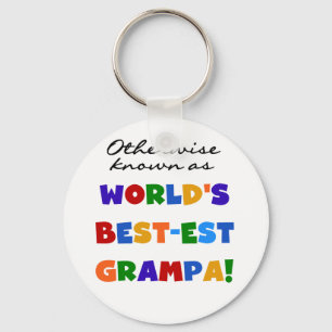 I övrigt känt som bästa Grampa Tshirts Nyckelring