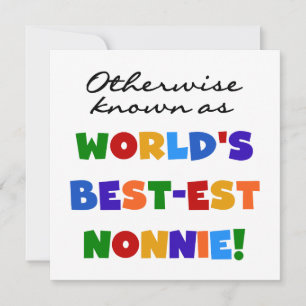 I övrigt känt som bästa Nonnie-gåvor