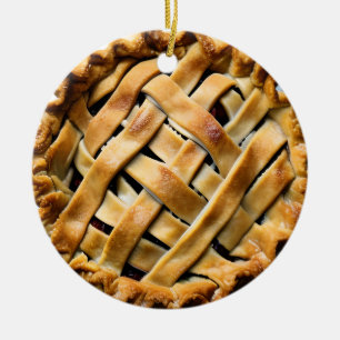 I Paj Crust Funny Cherry Paj Pun Julgransprydnad Keramik