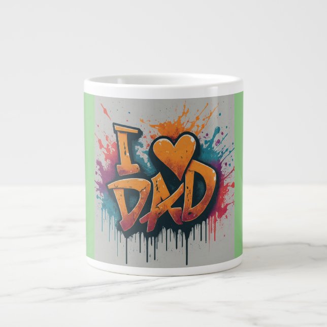 I 💕 PAPPA MUGG JUMBO MUGG (Framsidan)