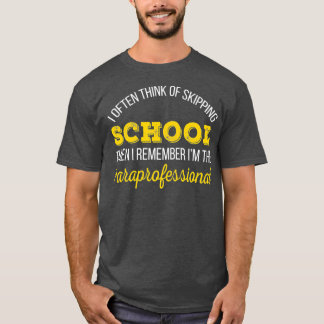 I Paraprofessionell Tshirt Gift-uppskattning T Shirt