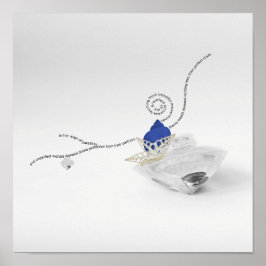 I parasiternas regi Kustmurskonst Poster