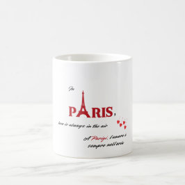 I Paris ligger Kärlek alltid i luft Kaffemugg