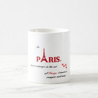 I Paris ligger Kärlek alltid i luft Kaffemugg