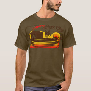 i Park City Utah Retro Horror T Shirt