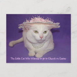 I Påsk Bonnet Helg Vykort