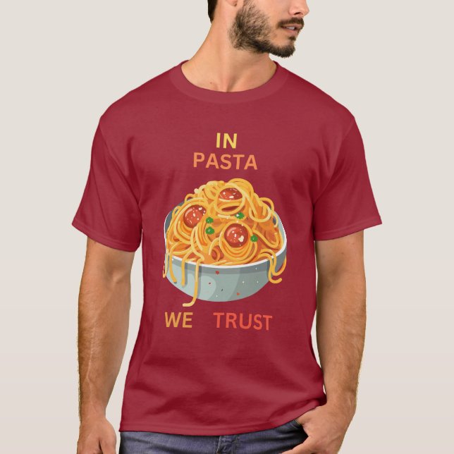 I pasta litar vi på t shirt (Framsida)