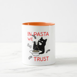 I Pasta Vi Litar – Rolig Kattälskare Mugg