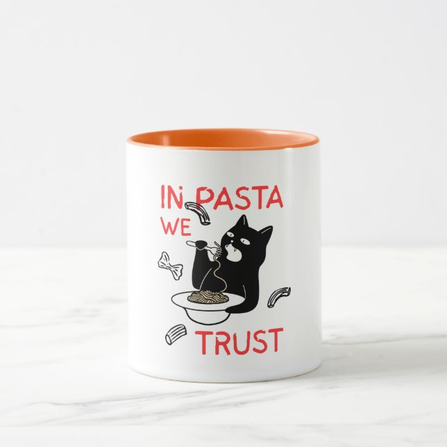 I Pasta Vi Litar – Rolig Kattälskare Mugg (Center)
