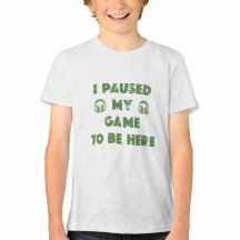 I PAUSED MY GAME TO BE HERE