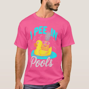 I Pee in Bassäng Swimming Bassäng Funny Jokes, Sar T Shirt