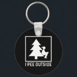I Pee Outside Girl Sign Funny Camping Hiking Outdo Nyckelring<br><div class="desc">I Pee Outside Girl Sign Funny Camping Hiking Outdoor</div>