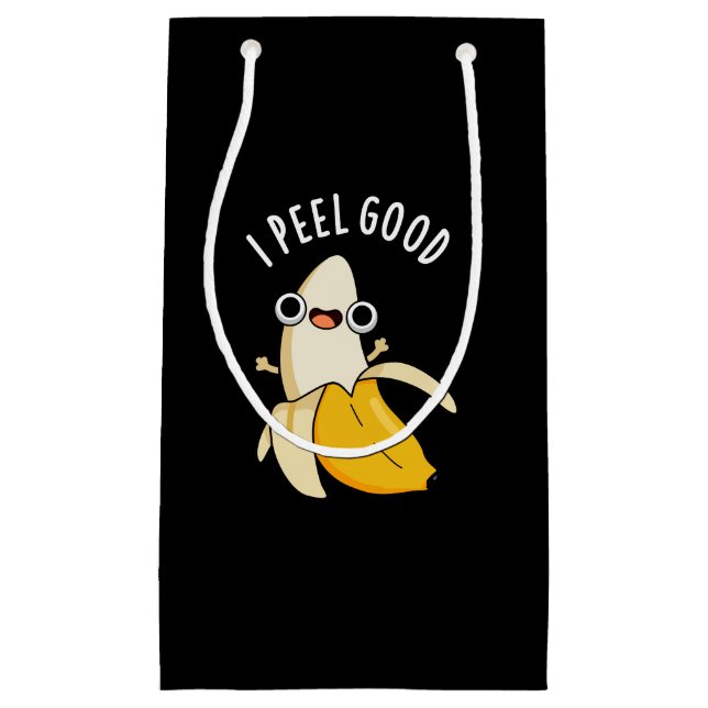 I Peel Bra Funny Fruit Banana Pun Mörk BG (Framsidan)