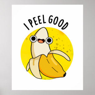 I Peel Bra Funny Fruit Banana Pun Poster