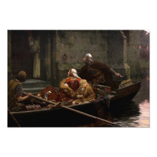 I Peril 1897 av Edmund Blair Leighton Fototryck