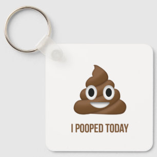 I Personlig Poo Emoji i dag Nyckelring