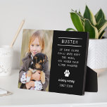 I Personligen Loving Memory Hund Photo Memorial<br><div class="desc">Ett vackert husminnesmärke i personligen accent biet för att hedra minnet av en älskad familjemedlem till håriget. Innehåller ett foto, namn i hund, deras livslängd, en paus och ett citat från anpassningsbarna - standardcitatet är "Om kärlek ensam hade kunnat hålla dig kvar här skulle du ha levt för evigt". Vit...</div>