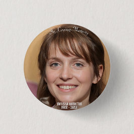 I Personligen Loving Memory Photo Funeral Knapp