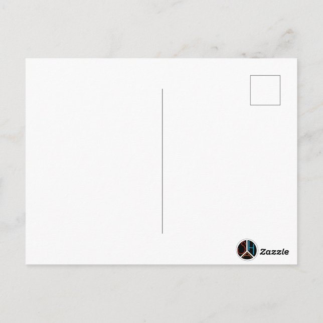 I ❤️ Pickleball in black, white, & red  Vykort (Baksida)