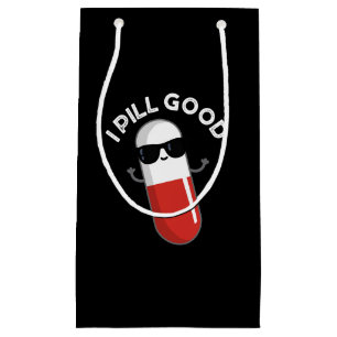 I Pill Bra Funny Medicine Pun Mörk BG