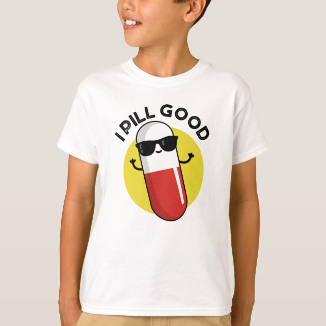 I Pill Bra Funny Medicine Pun T Shirt (Framsida)