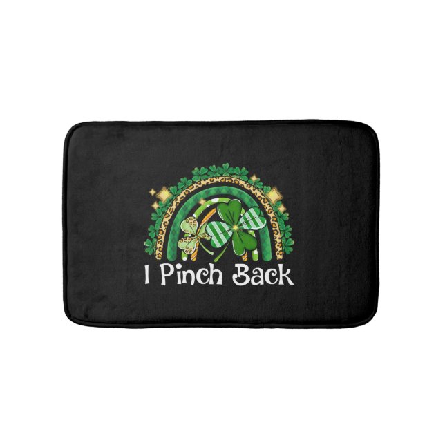 I Pinch Back Shamrock St Patrick's Day Saint Badrumsmatta (Framsidan)