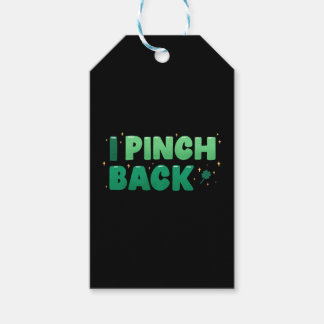 I Pinch Back St Patrick's Day Presentetikett