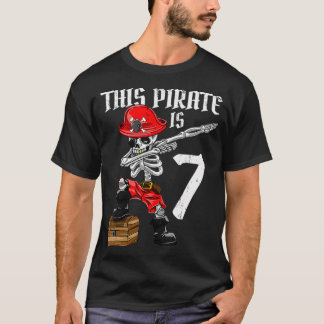 I Pirat är det 7 dabbdagar i pirat 7:e T Shirt