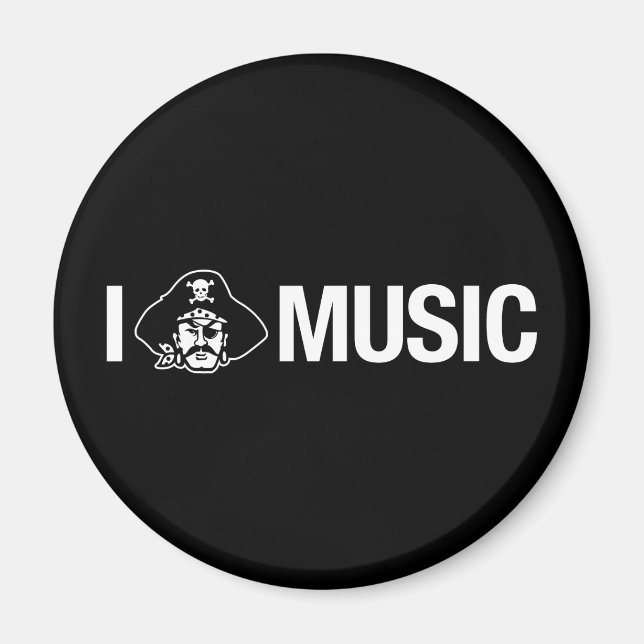 i pirat musik magnet (Framsidan)