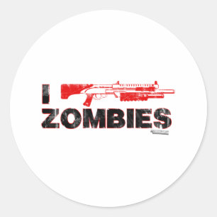 I Pistol Zombies - Gun Shoot Döda Mutant Zomb Runt Klistermärke