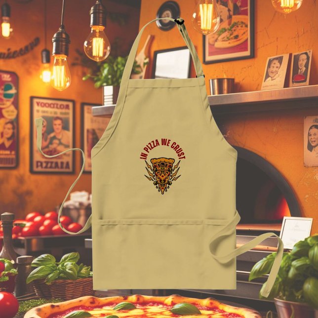 I Pizza Crust - Bold Pizza Apron Förkläde (Skapare uppladdad)