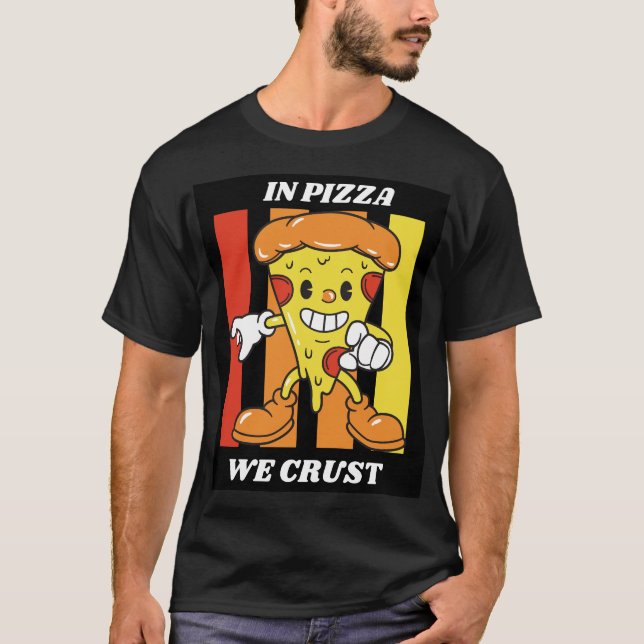I Pizza Crust T Shirt (Framsida)