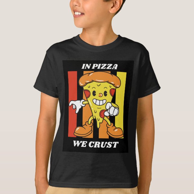 I pizza crust t shirt (Framsida)