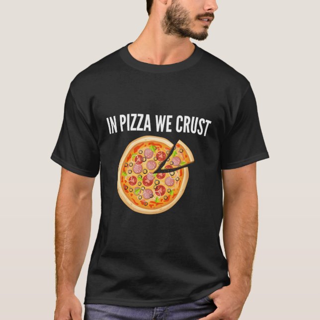 I Pizza Crust T Shirt (Framsida)